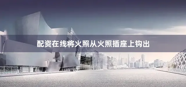 配资在线将火照从火照插座上钩出